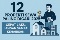 12 Properti Sewa Paling Dicari 2025 – Cepat Laku, Jangan Sampai Kehabisan!