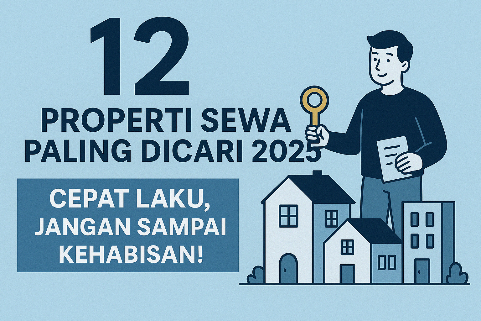 12 Properti Sewa Paling Dicari 2025 – Cepat Laku, Jangan Sampai Kehabisan!
