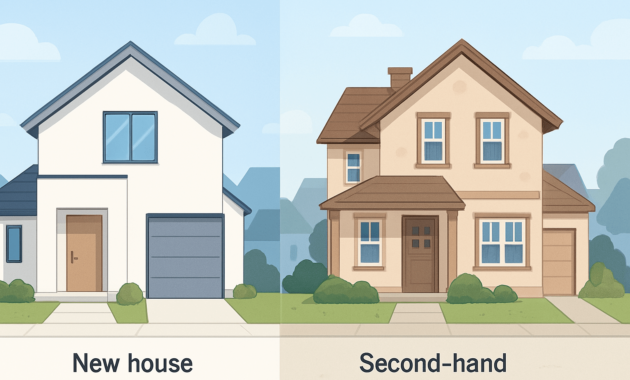 Rumah Baru vs Rumah Second