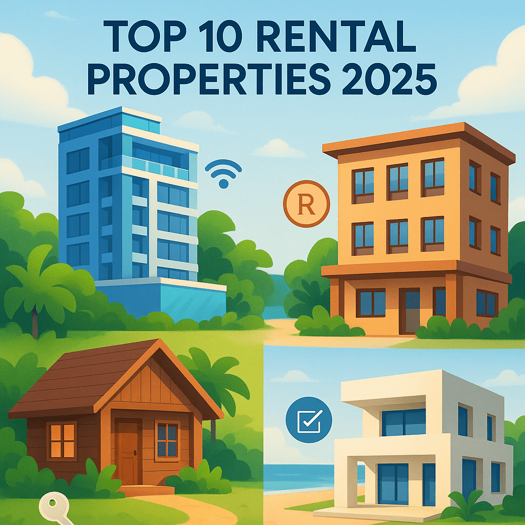 10 Properti Sewa Terbaik 2025 yang Nggak Boleh Kamu Lewatkan!