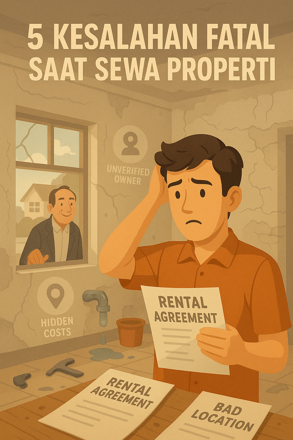 5 Kesalahan Fatal Saat Sewa Properti yang Harus Kamu Hindari