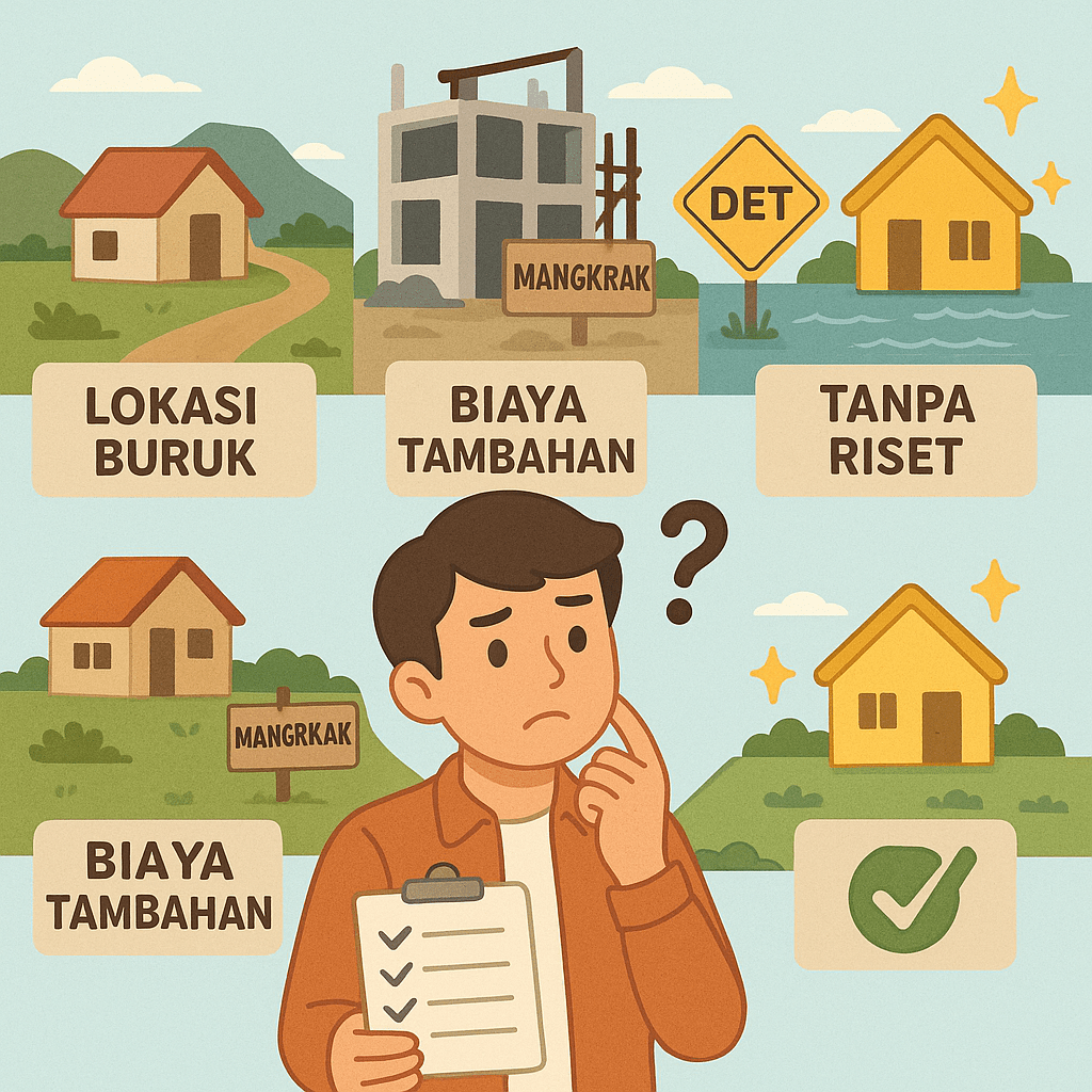 5 Kesalahan Fatal Saat Mulai Investasi Properti dan Cara Menghindarinya