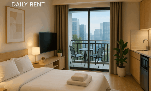 5 Apartemen Sewa Harian dengan Fasilitas Mewah Harga Terjangkau