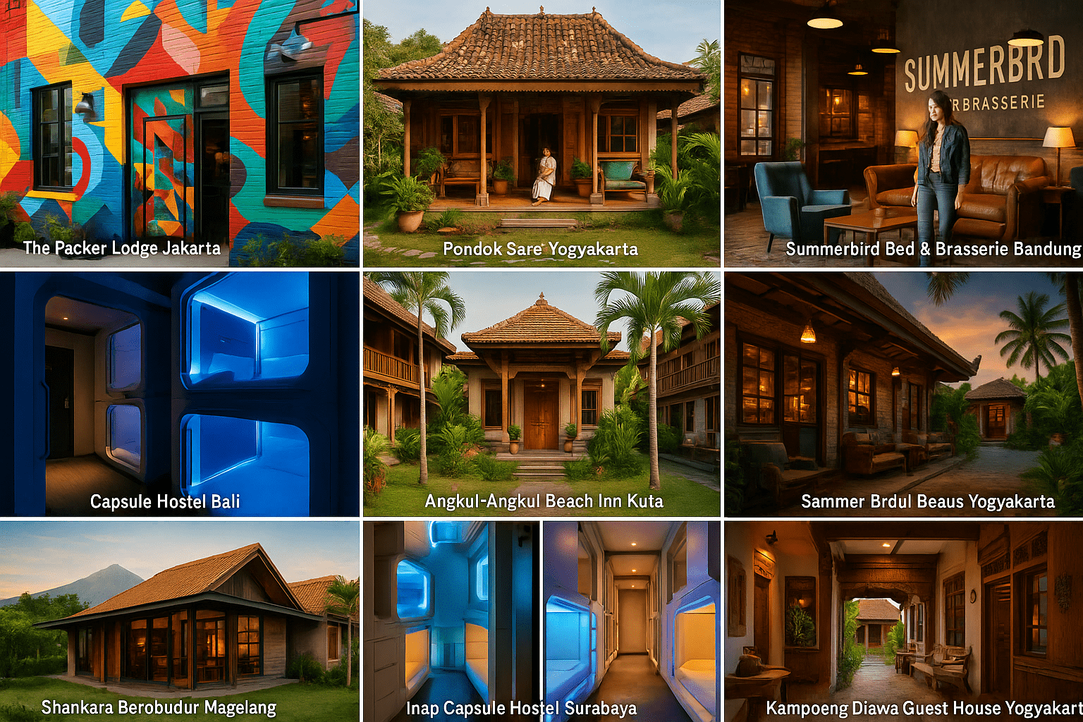 8 Guest House Fotogenik yang Bikin Liburan Hemat Tetap Instagrammable