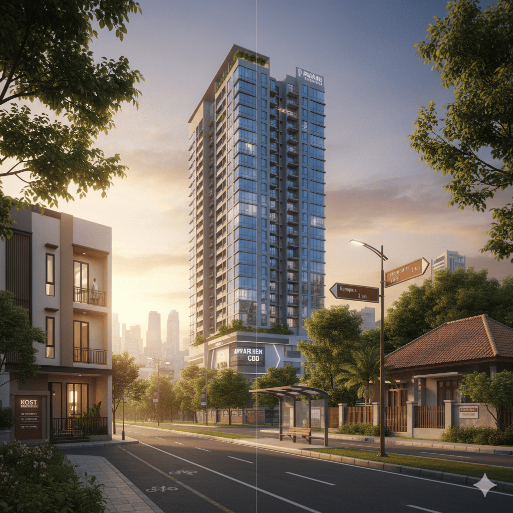 Daftar Properti Sewa Terpopuler 2025 Kost, Apartemen & Rumah Kontrakan Murah Dekat Kampus & CBD